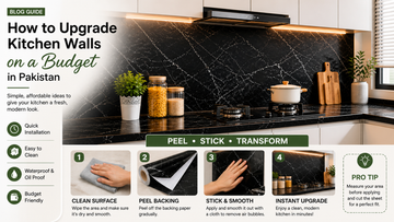 How to Upgrade Kitchen Walls on a Budget in Pakistan